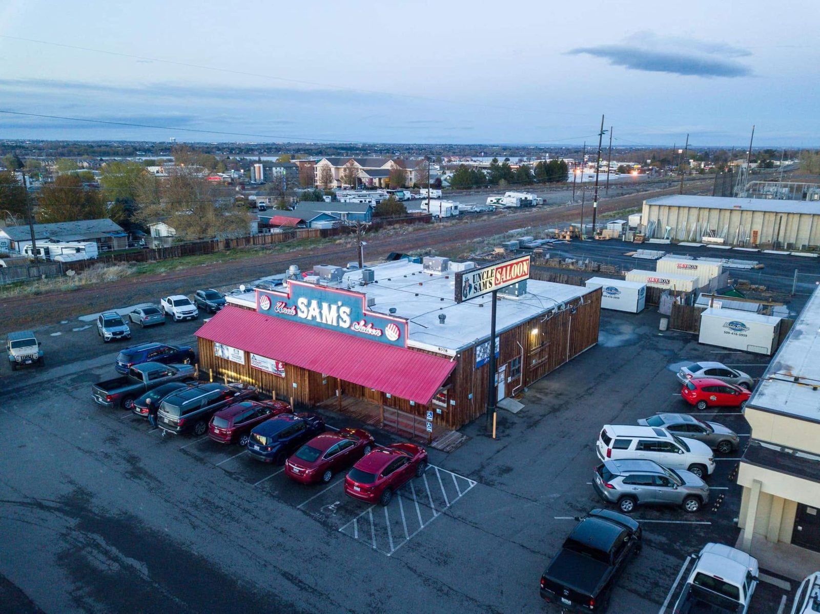 Sam's Saloon exterior in Kennewick, WA